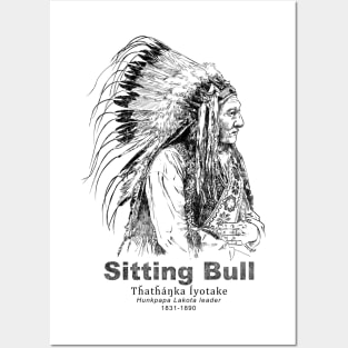 Sitting Bull-Lakota-Sioux-Native American-Indian Posters and Art